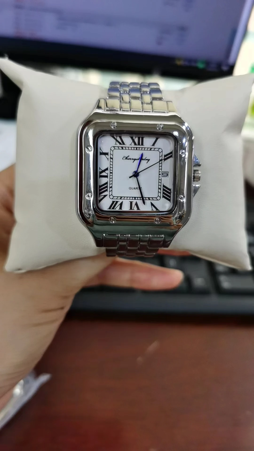 UTHAI W130 Women's Watch Light Luxury Stainless Steel Strap Couple's Watch Men's Fashion Quartz Watch Business Men's Clock Gift