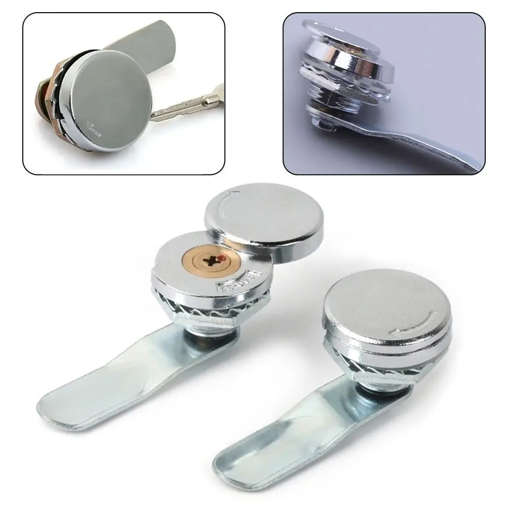 New Zinc Alloy Door Mailbox Lock Mechanical With Key Mechanical Door Lock Multifunctional Hardware Cam Lock Cupboard
