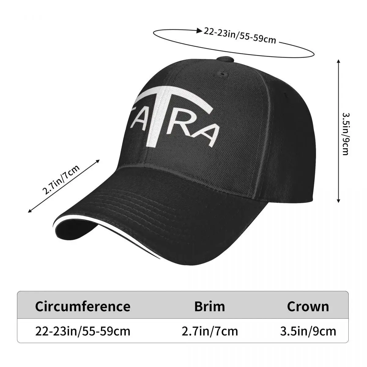 Tatra Logo 3301 Caps Men's Cap Hats Woman Baseball Cap Baseball Cap Men Man Hat Baseball Cap