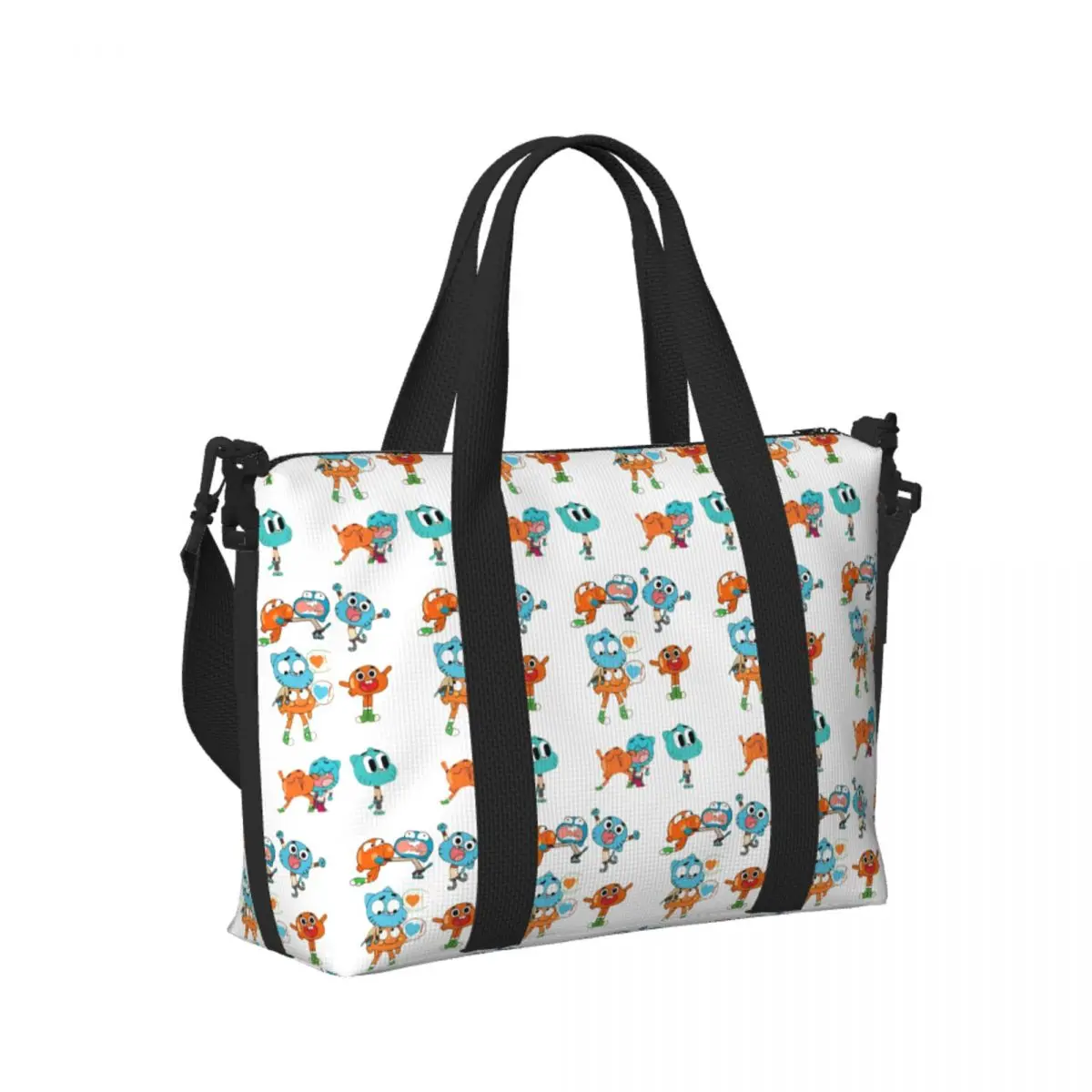 

Custom Gumball Beach Travel Bag Large Capacity Tote Bags for Gym Sport Women Shopping Duffle Shoulder Bag