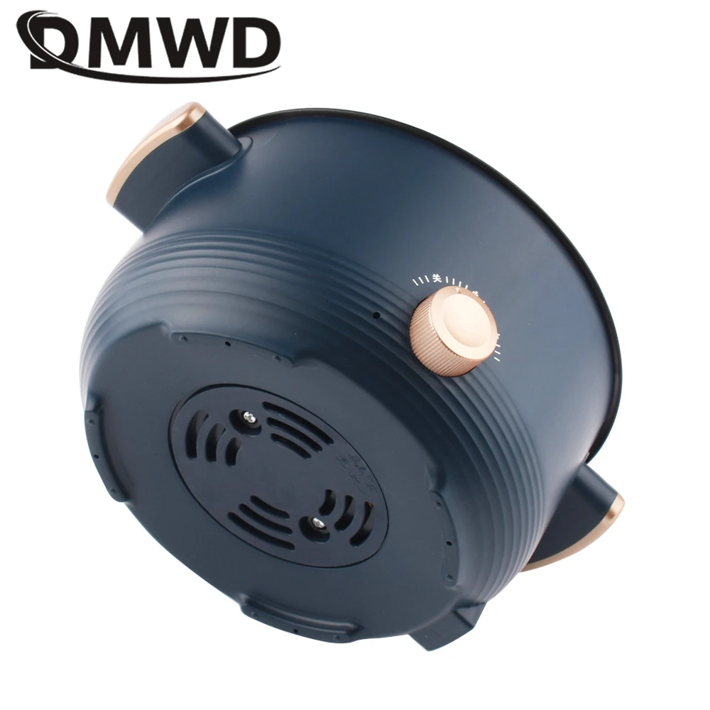 DMWD Electric Cooking Machine Large Hot Pot Frying Pan Noodles Porridge Soup Pot Multicooker Food Steamer Breakfast Maker 220V