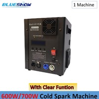 Ti Power 700w Cold Spark Machine or only flightcase option 600W DMX 750W Cold Firework Machine Fountain Stage Spark Machine