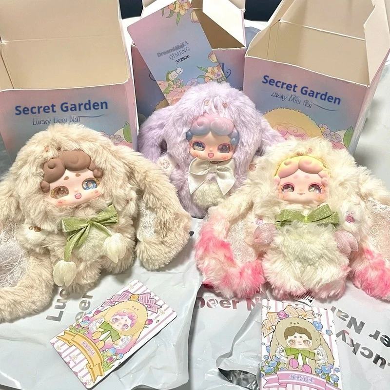 

Genuine Luckydeernai V2 Secret Garden Series Vinyl Plush Blind Box Original Mystery Box Toys Cute Anime Dolls Surprise Gift