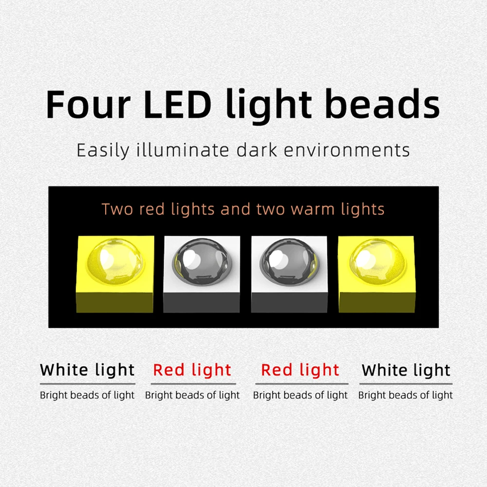 KSUT X36 اتجاهين راديو معدني الجسم ستروب ضوء لاسلكي تخاطب لمغامرة التخييم في الهواء الطلق