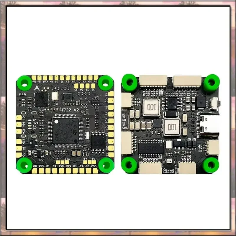 AvaCoreBAAZ HOT F722 V2 Flight Control ICM42688 OSD Black Box F722 V2 Flight Controller Model Aircraft
