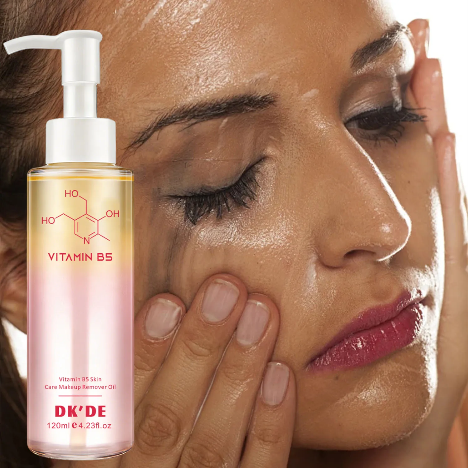 Vitamin B5 Makeup Remover Oil Wash Deep Cleansing Dissolve Makeup Deep Cleans Skin Safe and Reassuring To Use