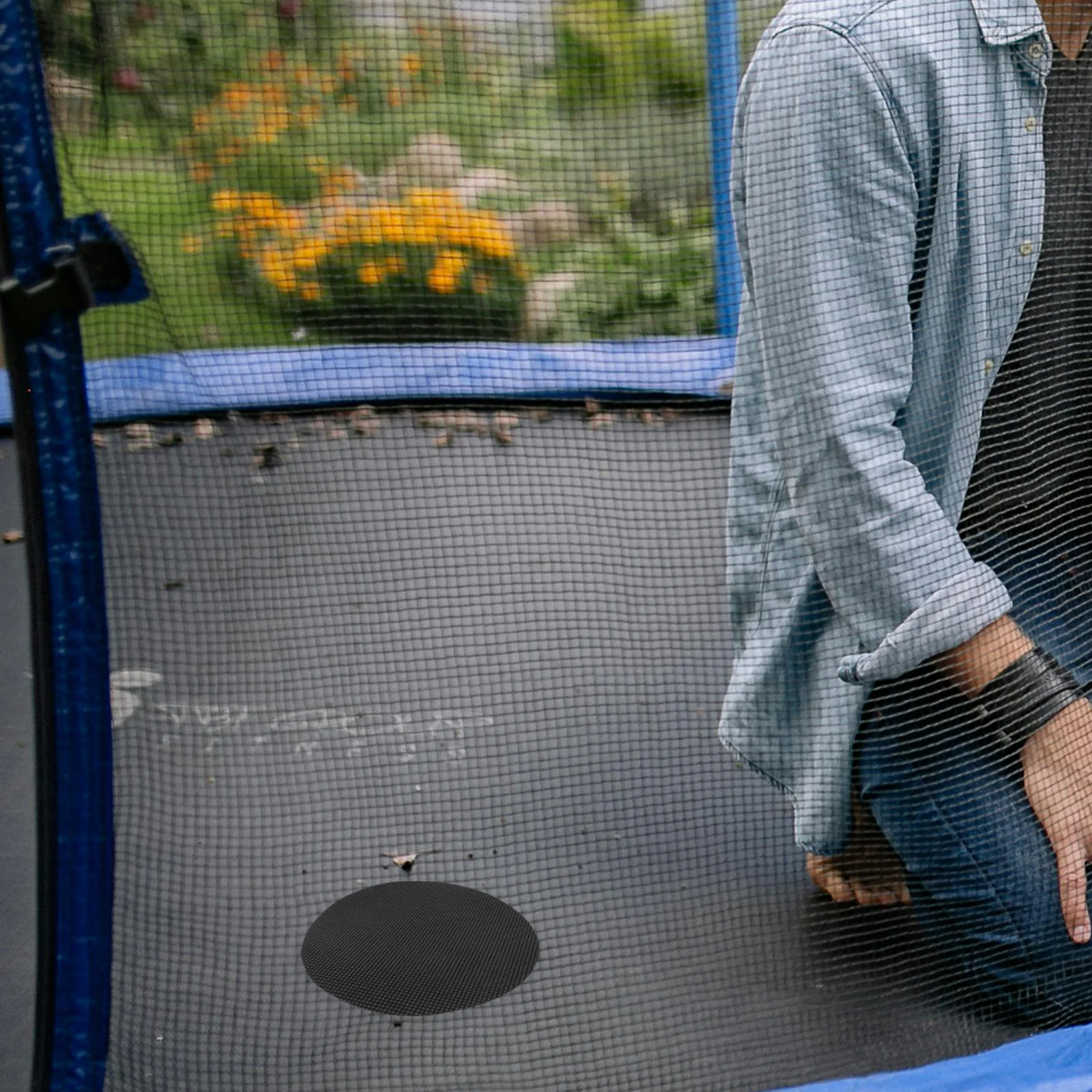 

Trampoline Patch Kit Repair Puncture Round Repairing Fixing Rubber Square Patches