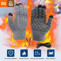 Xiaomi Youpin Electric Heated Gloves Touch Screen Outdoor Riding Skiing Mitten USB Heated Gloves for Backpacking Mountaineering