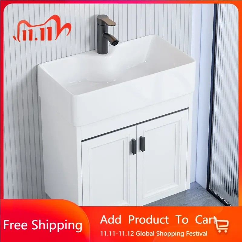 

Salon Bathroom Vanity Ceramic Wooden Cabinet Doors Modern Sink Storage Unit Bathrooms Cabinet Luxury Princess Home Furniture