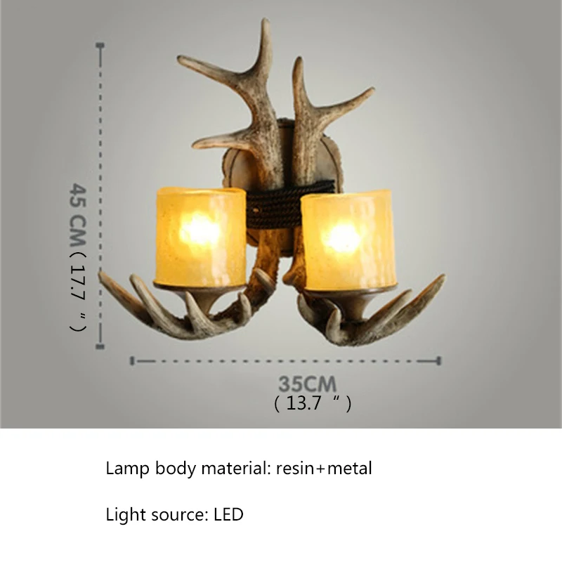 APRIL Modern Interior Wall Lights Creative Antlers Internal Sconce Led Lamps Decor Home Living Bedroom Bedside