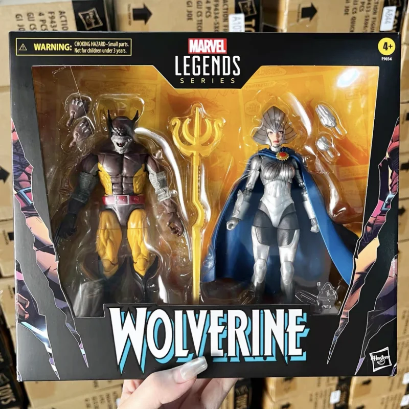 6-Inch Original F9034 Toy Marvel Legends Series Wolverine And Lilandra Neramani Anime Action Figures Collectibles Toy Kids Gift