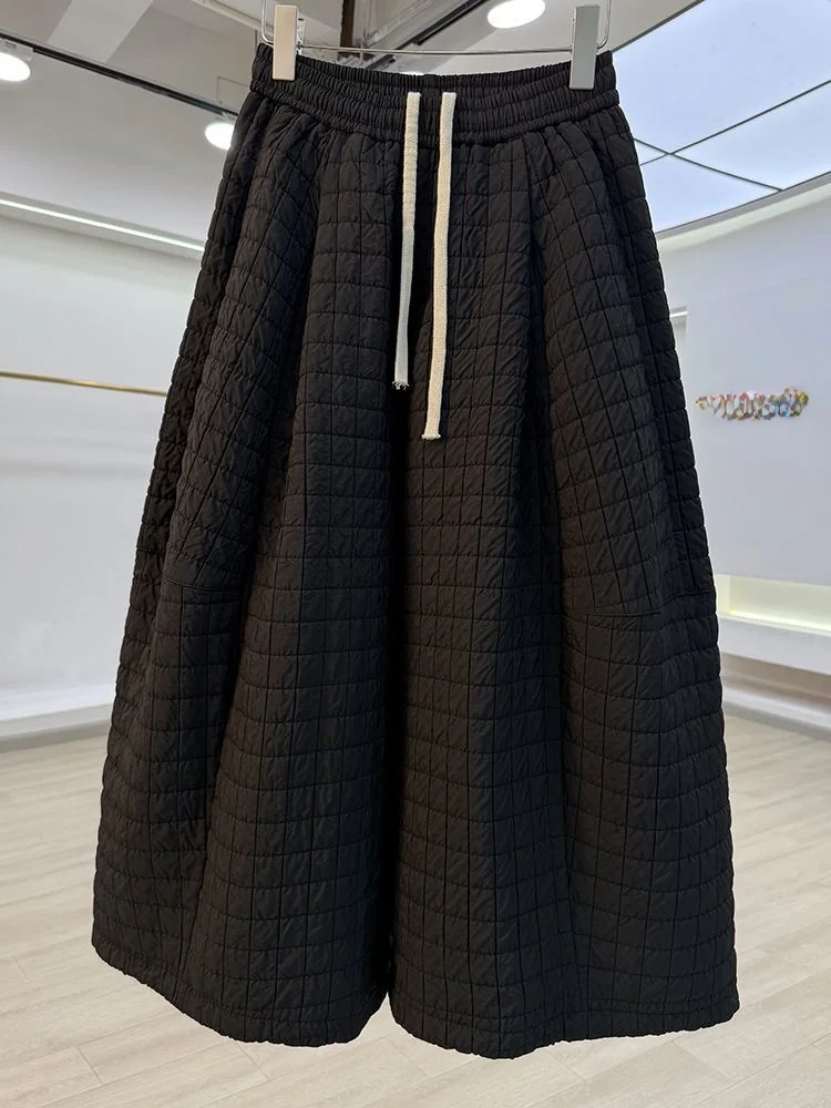 

Свободные удобные хлопковые брюки с широкими штанинами для женщин, повседневные, зимние, новые, больших размеров, универсальные, свободного кроя