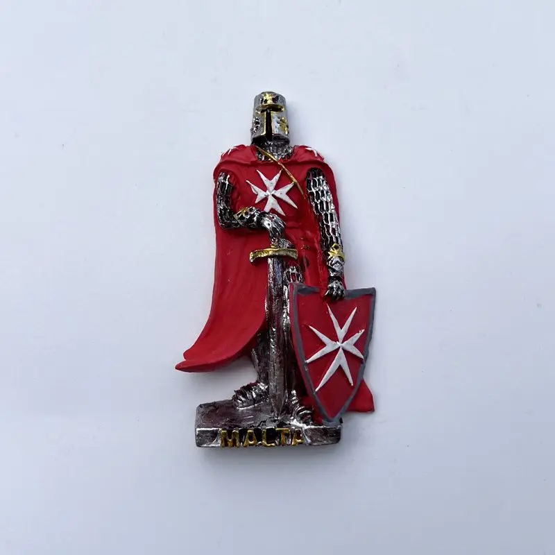 

Mediterranean Malta Personalized Creative Soldier Magnetic Fridge Magnet Travel Souvenir Home Collection Decoration