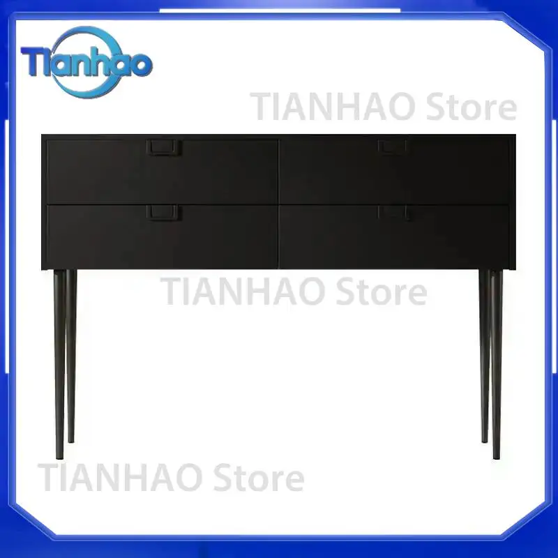 French Storage Rustic Minimalist Console Table for Modern Rectangle Living Room Porch Wohnzimmer Tisch Furniture