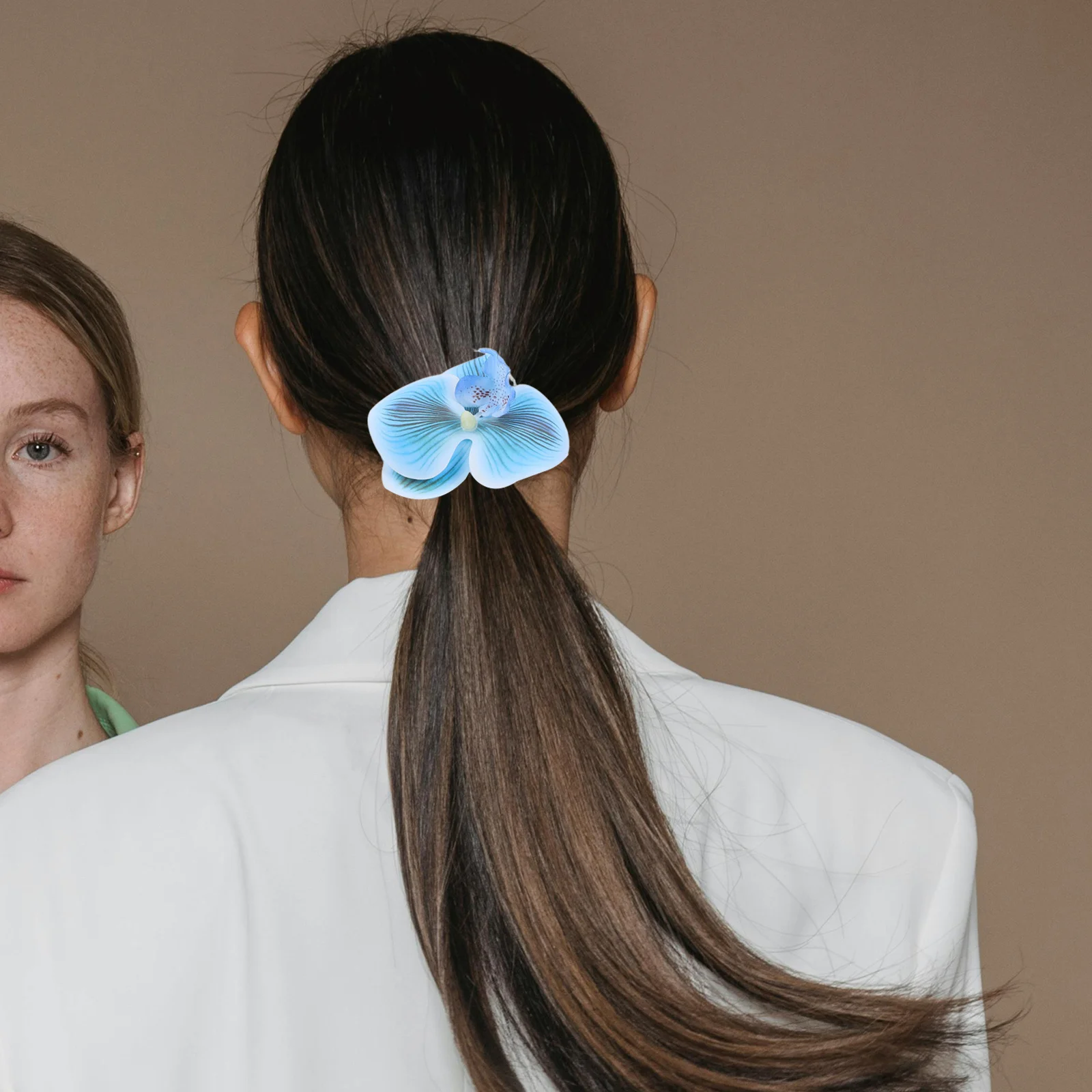 

3Pcs Simulation Flower Hairpin Phalaenopsis Clips Elegant Design Large Capacity for Women Weddings Parties Flower Hairclip