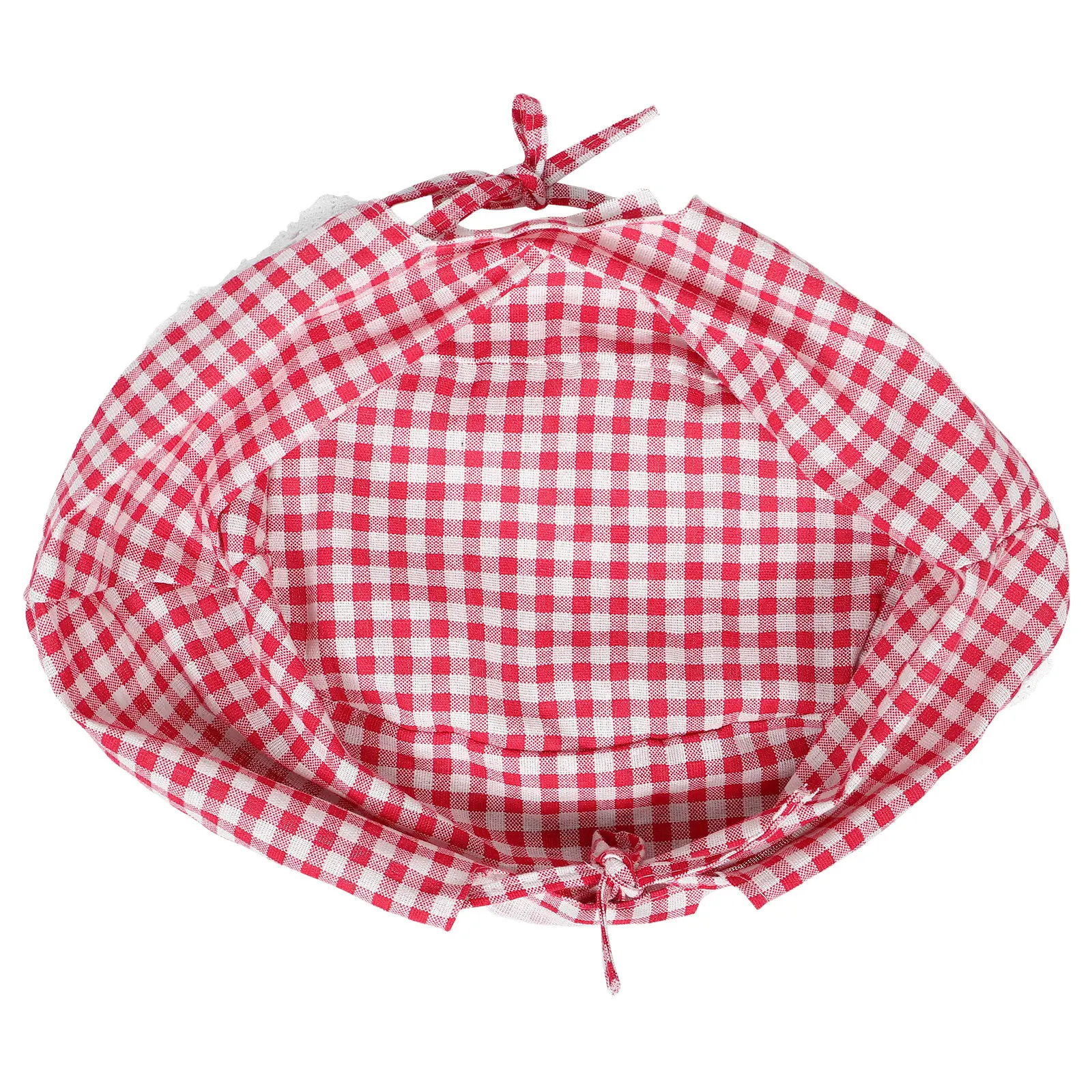 

Rattan Basket Liner Replacement Cloth Washable Reusable Fabric Insert for Wicker Picnic Basket Farmhouse Boho Style Storage