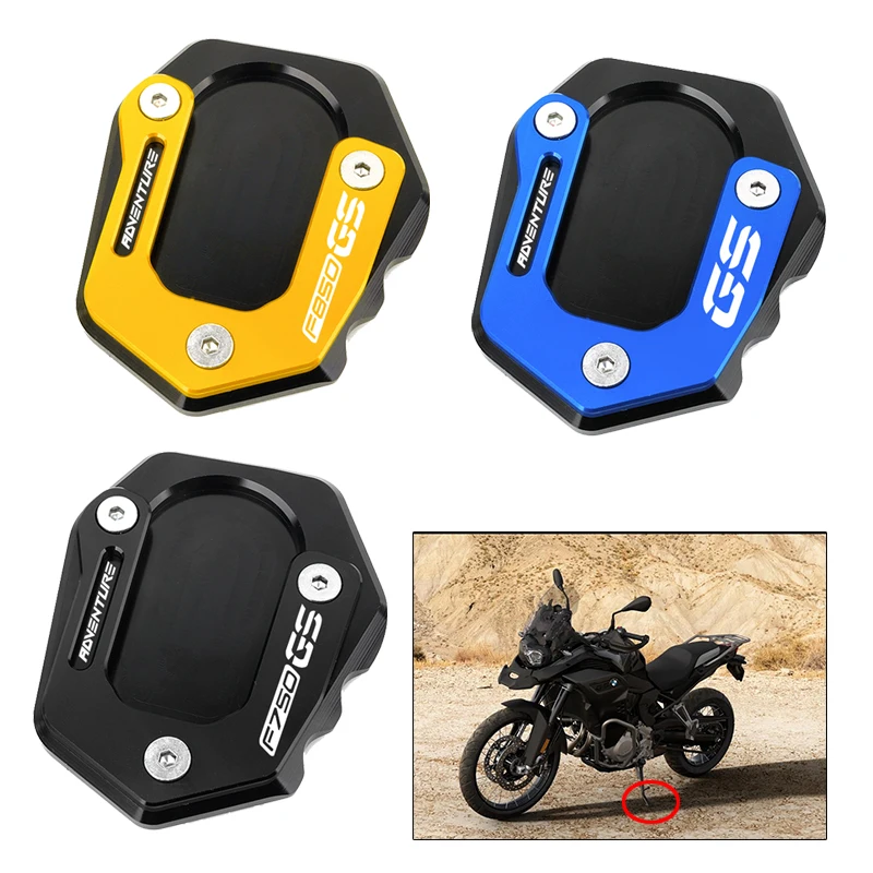 Adventure Kickstand Motorcycle Side Stand Extension For BMW F750GS/F850GS Adventure F850 GS Adventure F750 GS Adventure ADV