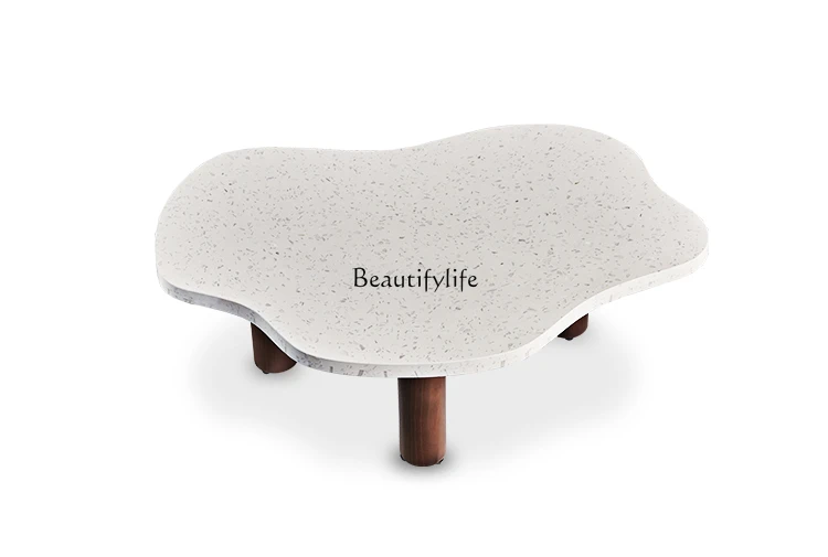 

Wabi Sand Wind Small Apartment Premium Nordic Minimalist Living Room Household Cloud Coffee Table