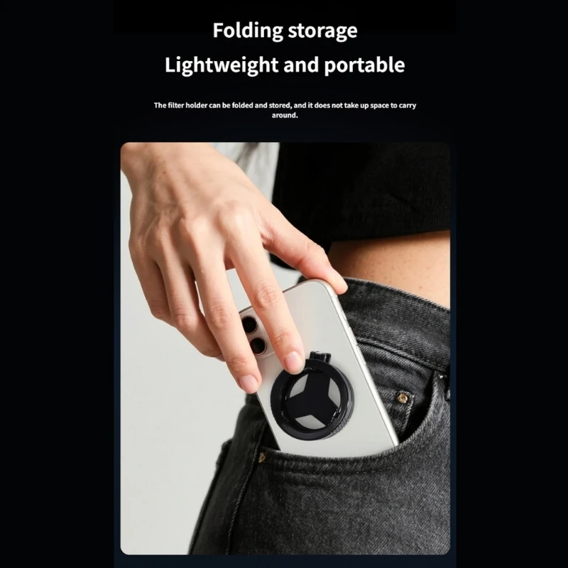 Filtr polaryzacyjny CPL 52mm z klipsem, redukuje odbicia, poprawia kolory do fotografii, model 896C