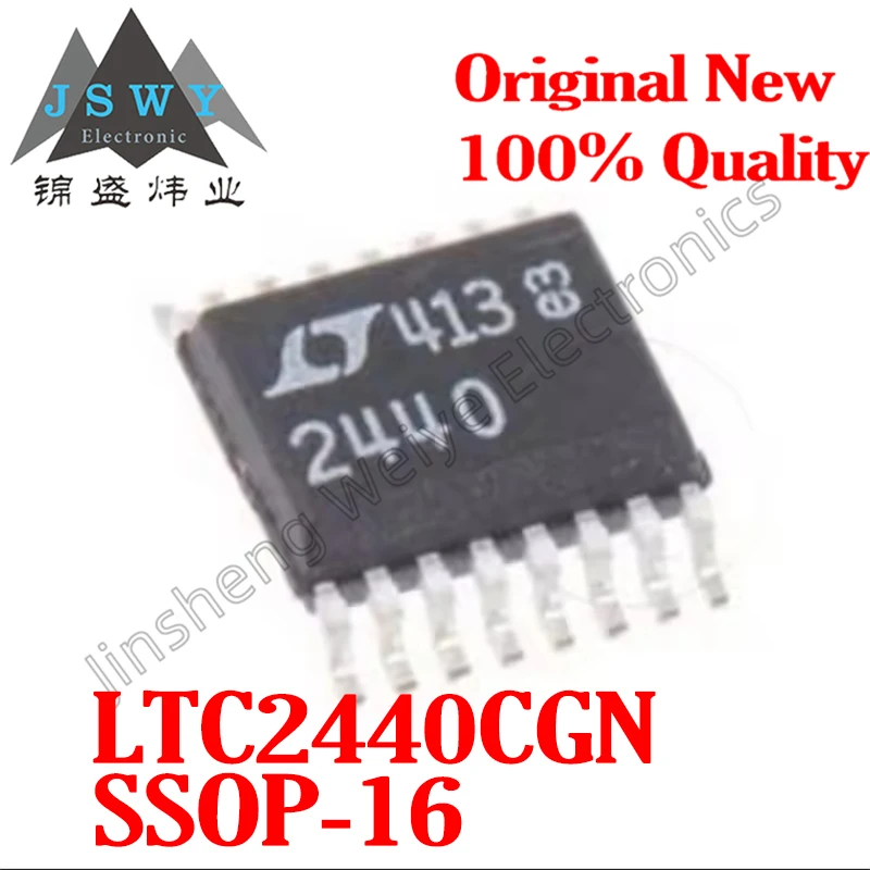 

(1/5pcs) LTC2440CGN LTC2440 2440 SSOP-16 High Precision 24-Bit ΔΣ Analog-to-Digital Converter Chip Brand New Original In Stock