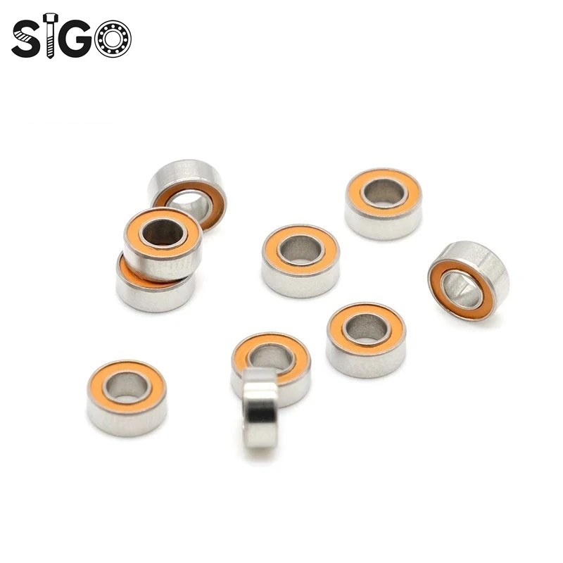 10PC 3x6x2.5mm SMR63 2RS CB Minature Stainless Steel Hybrid Ball Bearing SMR63 CB ABEC-7 Ceramic Bearings Fishing Reel &amp