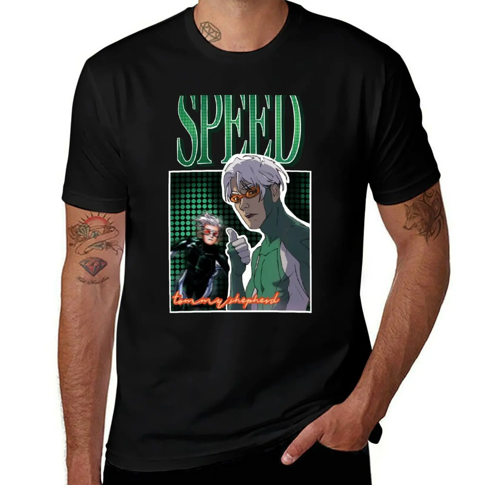 speed tommy shepherd T-Shirt Urban Style Print T-Shirt
