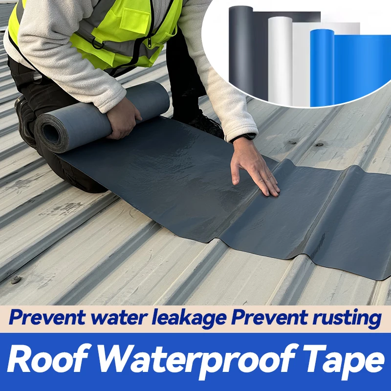 Leak-Proof Repair of Roofs, Walls and Cracks, Waterproof Film, Self-Adhesive Waterproof and Heat-Resistant Tape,