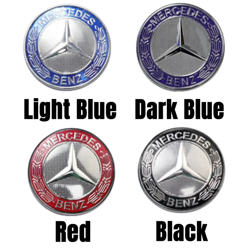 Car Styling Front Engine Hood Bonnet Emblem Badge for Mercedes Benz W246 W176 W177 W205 W212 W213 W463 W222 ML Auto Accessories