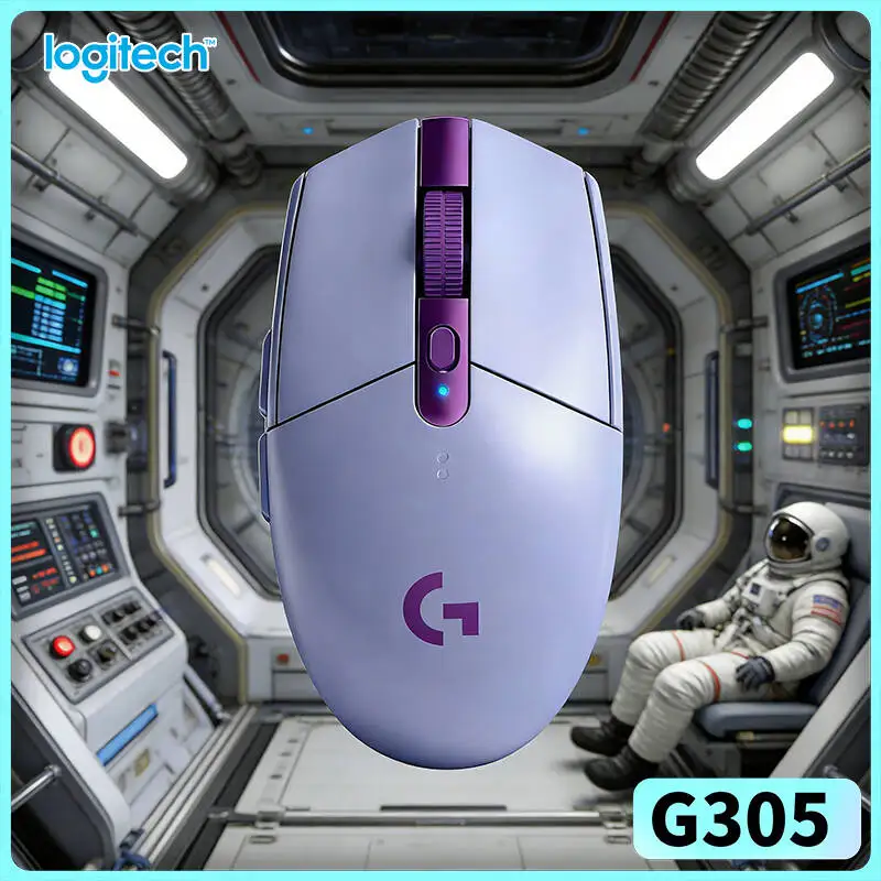 

Logitech G305 LIGHTSPEED Wireless Gaming Mouse, 12000 DPI HERO, 6 Custom Buttons, 250h Battery, Seamless PC Mac Connectivity