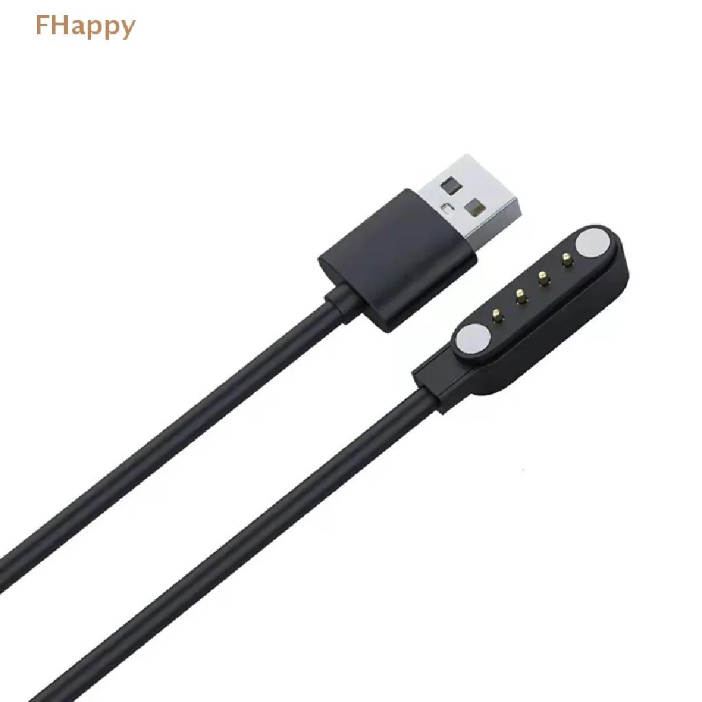 1PC 60CM uniwersalny ładowarka do inteligentnego zegarka przewód, magnetyczny przewód ładujący 2 Pin 4 Pins USB ładowarka do inteligentnego zegarka