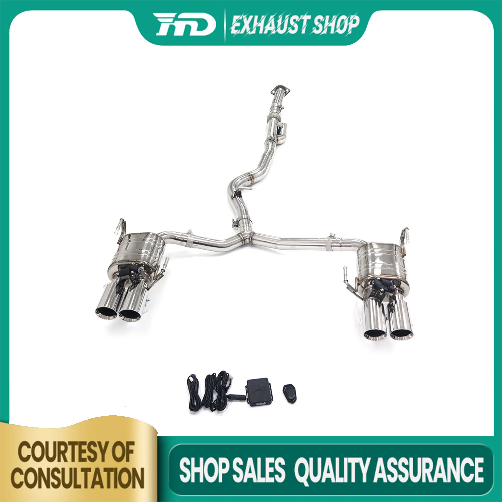 

High Quality Catback For 2024+ Subaru WRX 2.4T Electronic Valve Muffler Tips Non-destructive Exhaust System Stainless Steel HMD