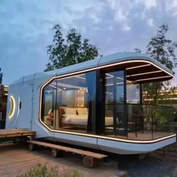 Multi Functional Prefab Detachable Container House Apple Capsule House Office Hotel Tiny Cabin House