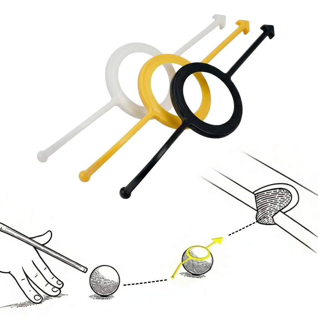 

CRICAL 3-Pack Billiards Aiming Trainer, Pool Cue Aiming Aid for Precision Practice and Skill Development, Designed for Beginners
