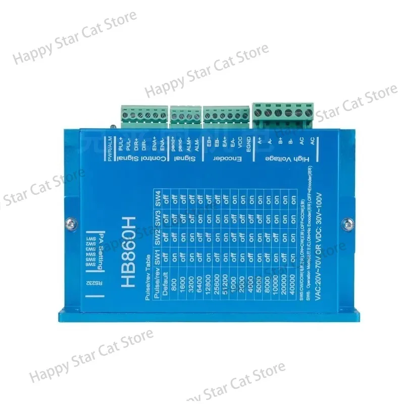 86 Closed-loop Stepper Motor Driver HB860H with Encoder Servo Stepper Driver AC18-80V