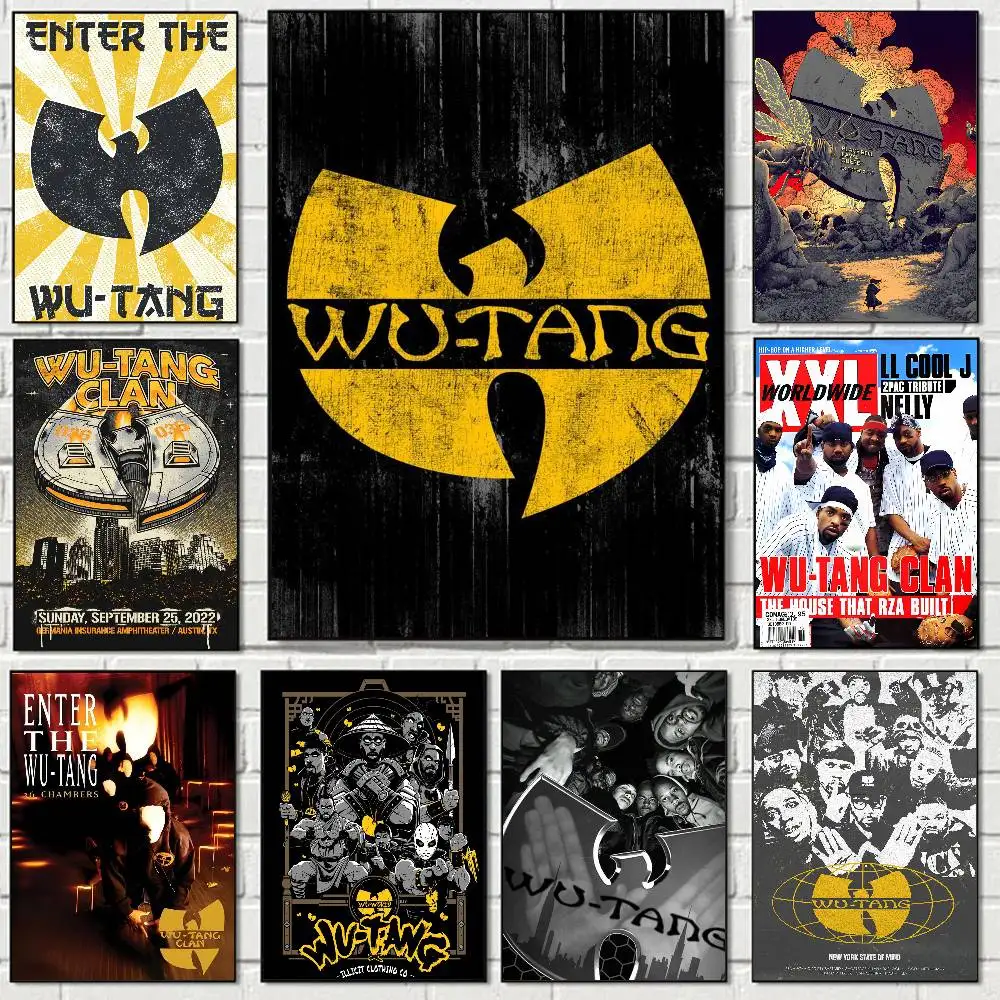 WU-T-TANG CLAN أنيمي المشارك طباعة A4 A3 A2 جدار ديكور فني لغرفة مكتب هدية لمحبي
