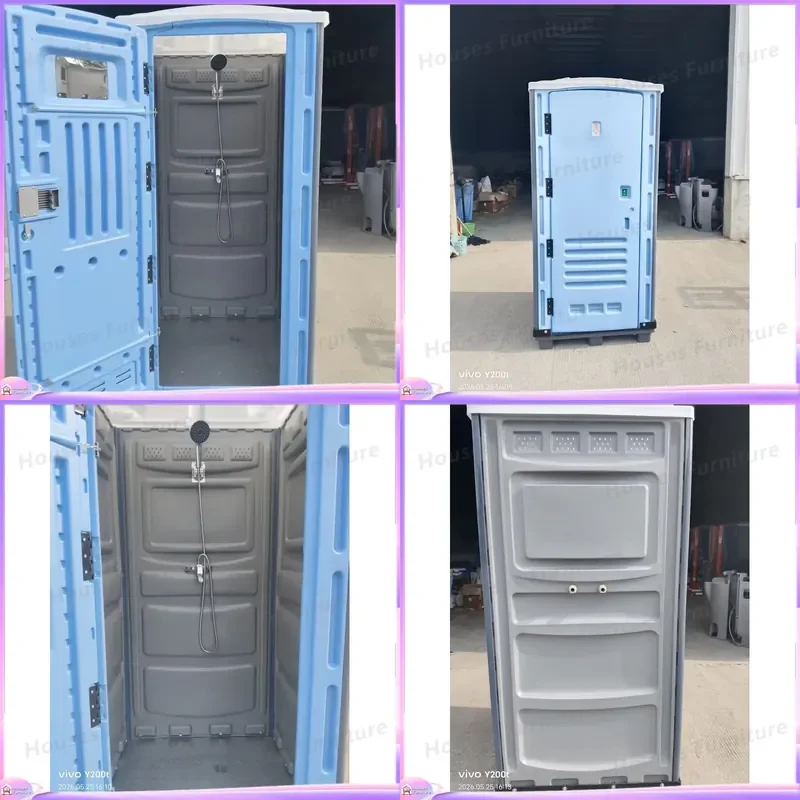 Durable HDPE Portable Shower Enclosure Outdoor Camping Shower Tent Easy Assembly Waterproof Privacy Stall for Beach Garden