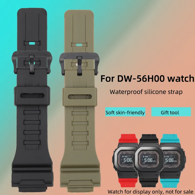 

9 colors DW H5600 strap 18mm For Casio DW-H5600 watch strap Bracelet men womnen modified resin silicone strap dw-h5600 watchband