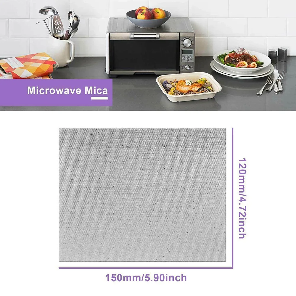 High Quality Practical Mica Plate Mica 5 PCS/Set About 0.4mm Cover Cut Size Oven Replacement Sheet Mesh Warmer