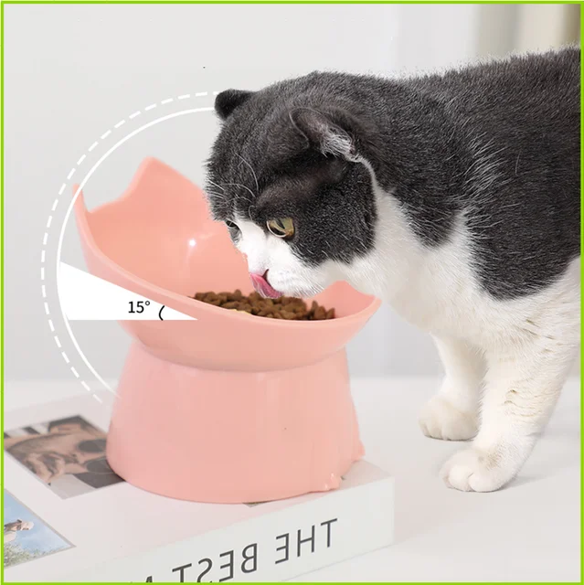 Nouvelle gamelle pour chat avec longues oreilles et pieds hauts, gamelle pour chat et chien avec protection du cou et anti-basculement, gamelle surélevée en plastique pour animaux de compagnie 2 Nouvelle gamelle pour chat avec longues oreilles et pieds hauts, gamelle pour chat et chien avec protection du cou et anti-basculement, gamelle surélevée en plastique pour animaux de compagnie 2