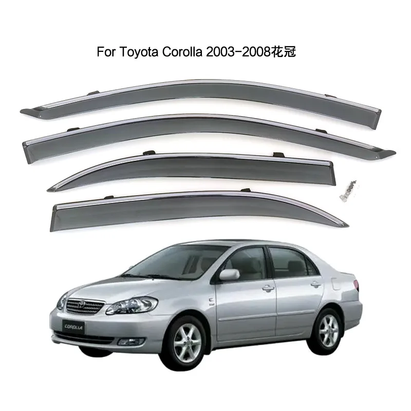 

Suitable for Toyota Corolla rainshield Corolla 2003-2008 injection molded rainshield window rain eyebrow rainproof board