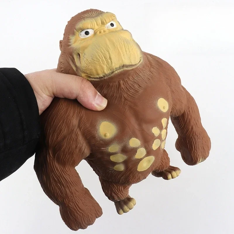 Squishy Monkey Elastic Antistress Decompression Gorilla Toy Anti-stress Monkey Strech Dolls Elastic Gorilla Kid Birthday Gifts