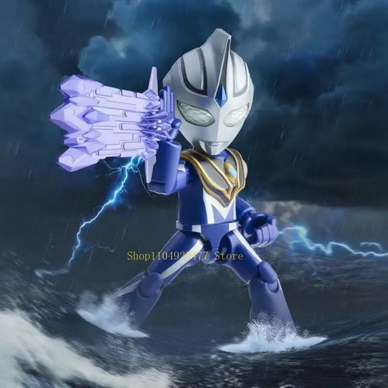 BLOKEES Ultraman Building Block Man Magical Edition 3rd Generation Mebius Trigger Assembling Boys and Girls DIY Puzzle Toys