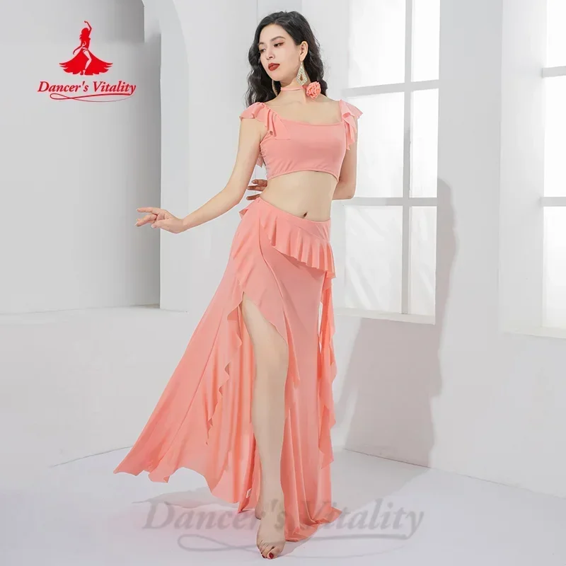 

Belly Dance Practice Clothing Women Customized Elegant and Comfortable Mesh Set Adult Oriental Belly Dancing Performance Outfit