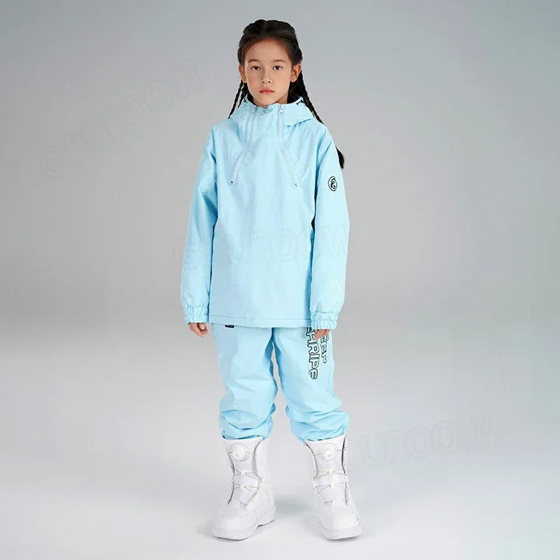 Children\'s Jumpsuit Boy or Girl Snow Suit Coverall Skiing Snowboarding Clothing Windproof Waterproof Winter Outdoor Sports Wear