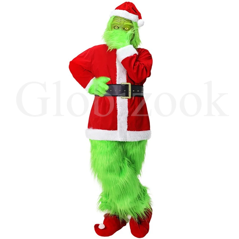 2026 Santa Claus Costume Set for Christmas Party, Prom, Adult Role Play Costume, Halloween Costume