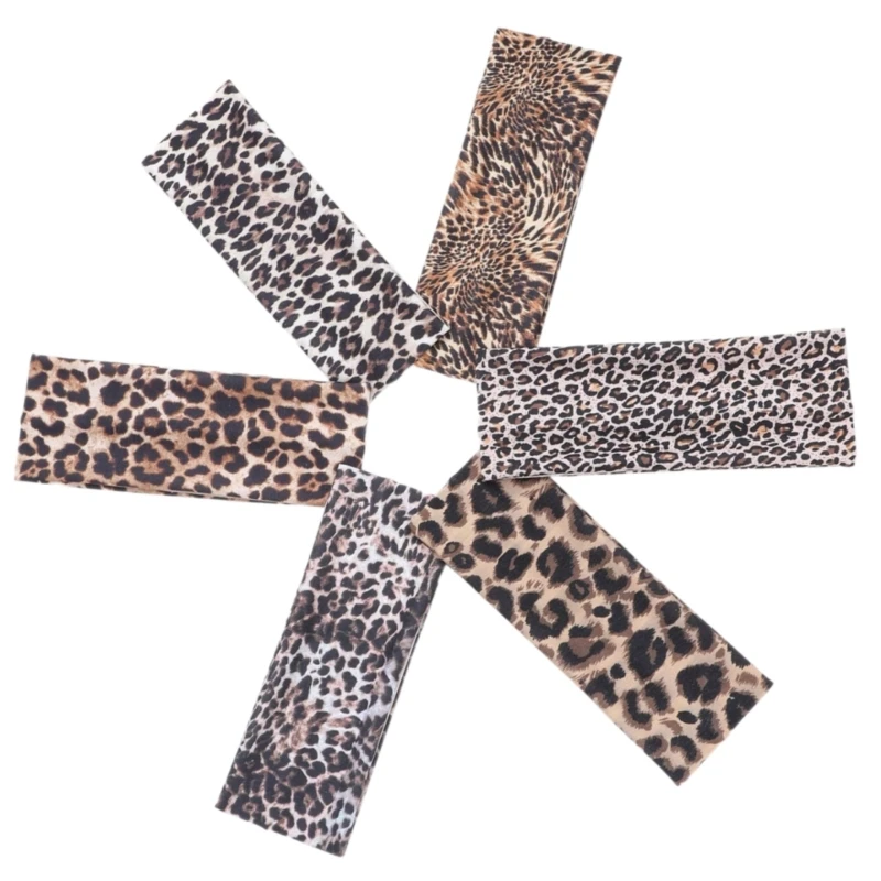 6 قطع من عصابات الرأس الرياضية للنساء للجري وركوب الدراجات والتنس واللياقة البدنية والتمارين الرياضية وعصابات رأس مرنة