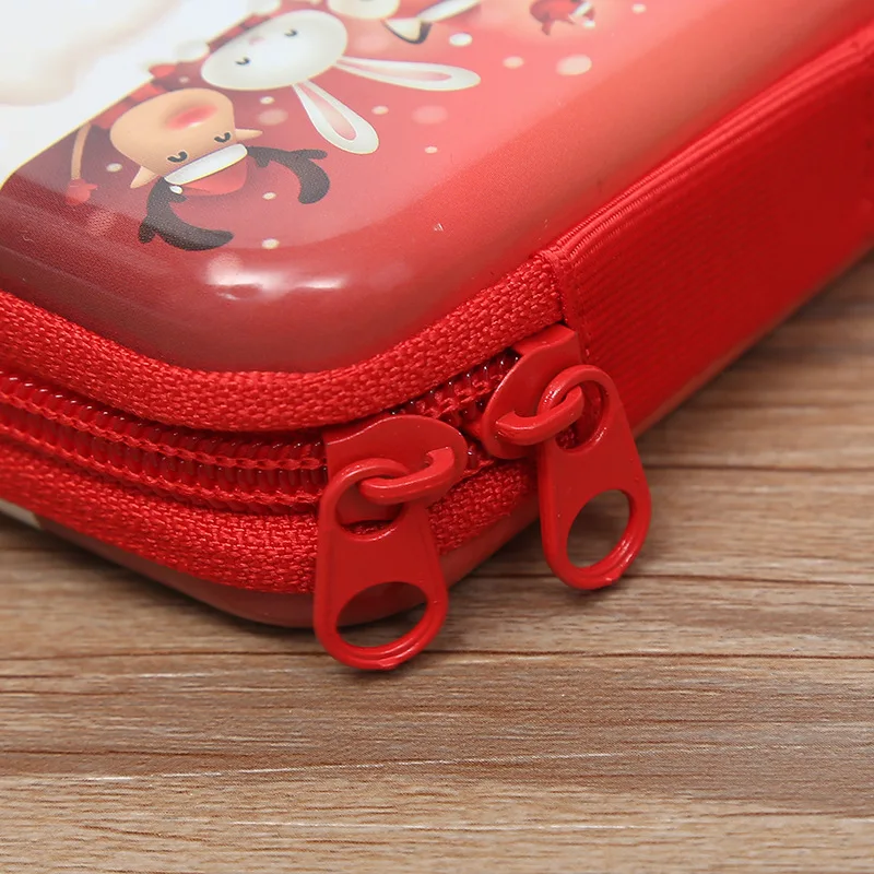 

Рождественский кошелек 2026, праздничный прямоугольный мешок для монет на молнии, рождественский подарок для друзей, семейный домашний декор