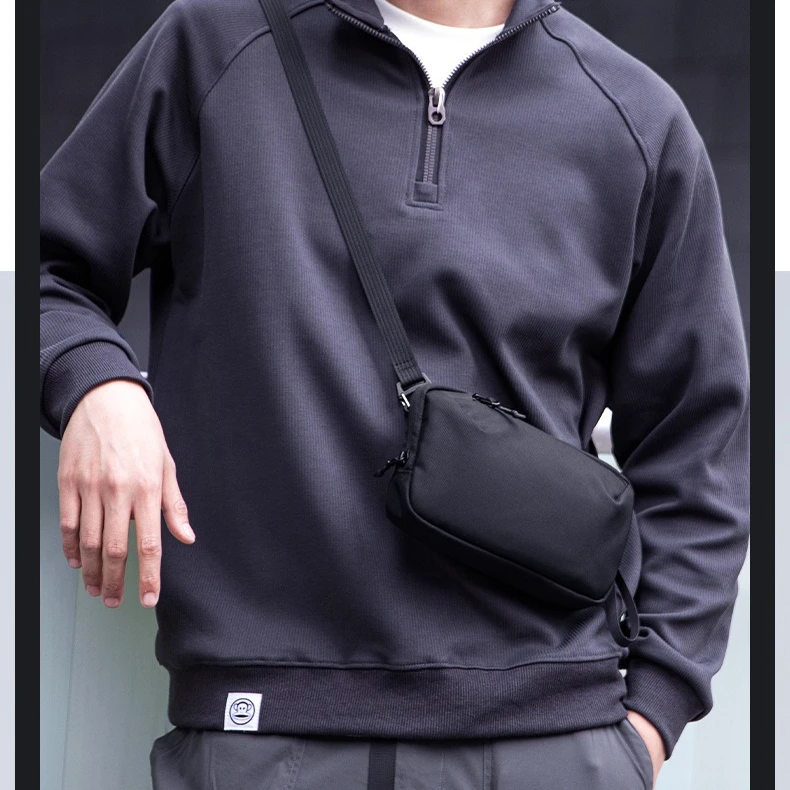 

Dual-use men's one-shoulder charter can chest bag simple multi-function waterproof Oxford cross-body portable storage bag