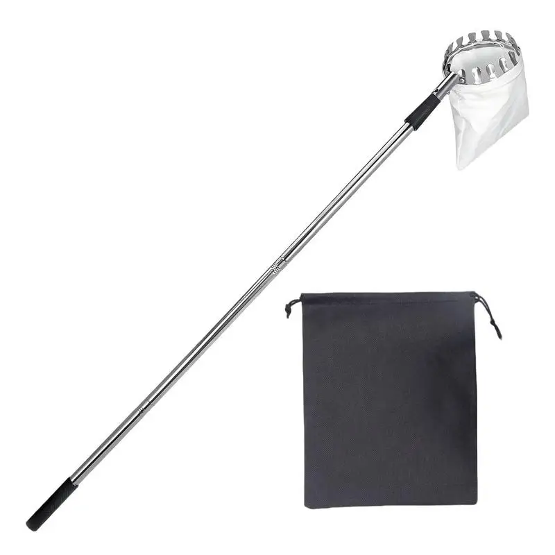 

Telescopic Fruit Picker Fruit Picker Tool With Telescopic Handle Rust-proof Adjustable Grabber Reacher Tool For Acorn Lemon Pear