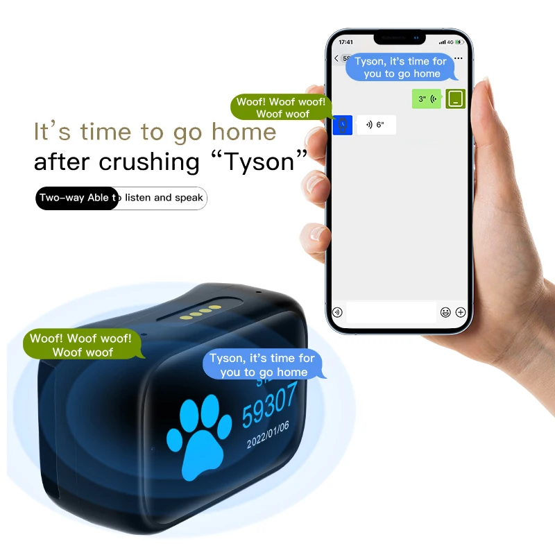 New  S13 Pets GPS Tracker Smart 4G Waterproof Protective Locator Real-time Tracking Wearable Dog Cat Collar Find Device 2024